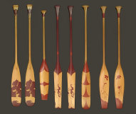 Hand Carved Canoe Paddles